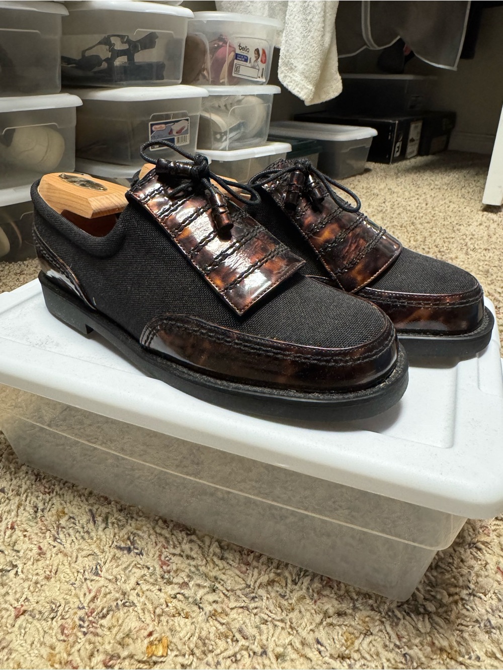 Stuart Weitzman Tortoise Golf Shoes Size 6.5